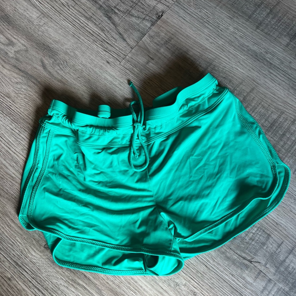 Athleta Green Swim Shorts
